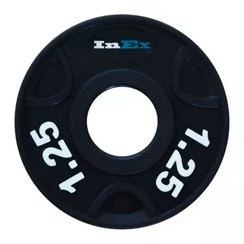 Диск обрезиненный Inex GMAX с 3 выступами, 1,25 кг GRP-N-1,25KG плоская наклейка