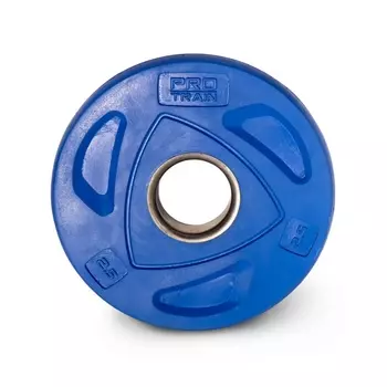 Диск обрезиненный олимпийский 2,5 кг, d50 мм Protrain COP-2,5