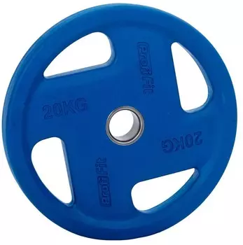 Диск обрезиненный цветной Fassion D51мм, 20 кг Profi-Fit