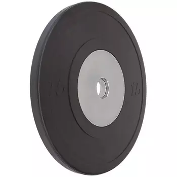 Диск обрезиненный Vertex Crossfit D50мм 15 кг., черный