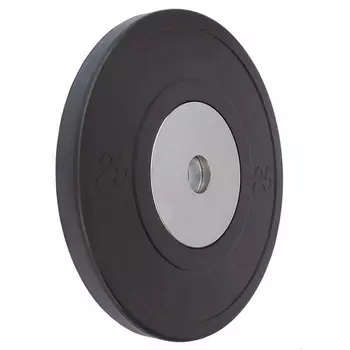 Диск обрезиненный Vertex Crossfit D50мм 25 кг., черный