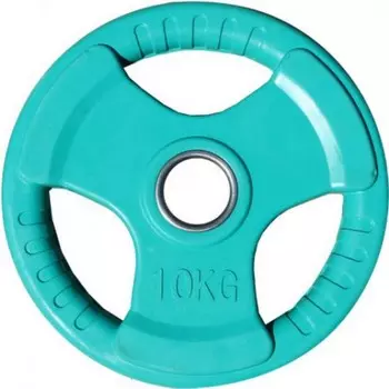 Диск обрезиненный цветной 3 Handle D51 10кг Profi-Fit