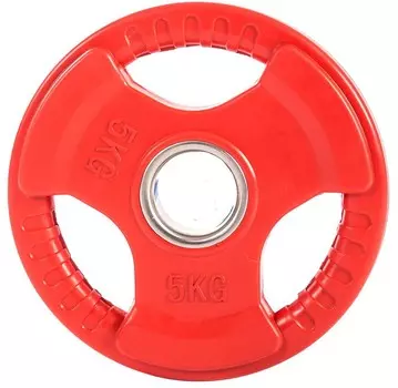 Диск обрезиненный Profi-Fit цветной 3 Handle D51 5кг