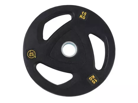 Диск олимпийский 15 кг FitOn ВТ-002 черный