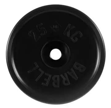 Диск олимпийский d51мм евро-классик MB Barbell MB-PltBE-25 25 кг черный