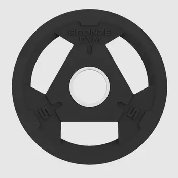 Диск олимпийский обрезиненный 5 кг Bronze Gym BGPLR050