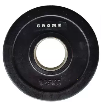 Диск олимпийский обрезиненный D 51 1,25 кг Grome Fitness WP013