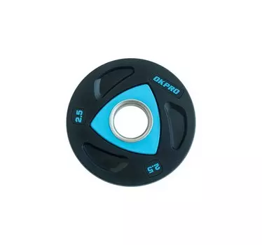 Диск олимпийский полиуретановый 2,5 кг OKPRO OK2037-250