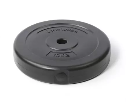 Диск пластиковый Lite Weights d26мм 10кг 1085LW черный
