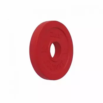 Диск тренировочный обрезиненный 2,5 кг DHS VICTORY красный
