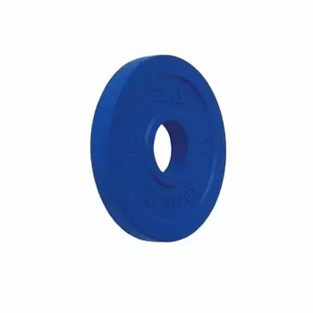 Диск тренировочный обрезиненный 2 кг DHS VICTORY синий