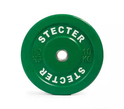 Диск тренировочный Stecter D50 мм 10 кг (зеленый) 2192