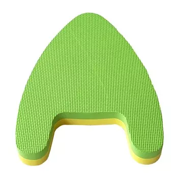 Доска для плавания Sportex 2-х цветная с ручками, 28х38х4,5 см E39335 зелено\желтый