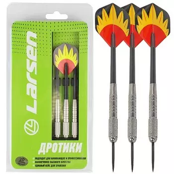 Дротики Larsen DG81301 латунь, покрытие quot;под вольфрам quot; 20 гр. со светлым наконечником