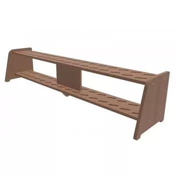 Фанерная тумба Gefest для беговых лыж, двухрядная