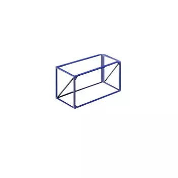 Ферма для щита баскетбольного игрового, вынос 0,5 м, цельносварная Ellada М183