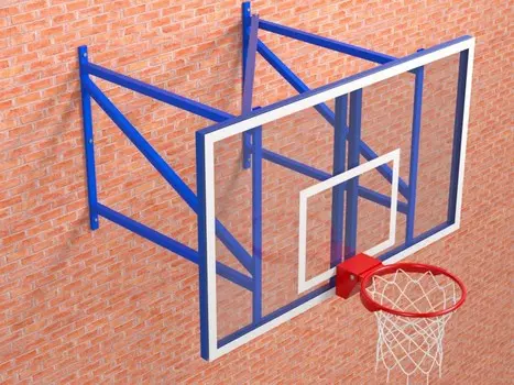 Ферма с выносом 1,2 м с игровым щитом из оргстекла 10 мм и массовым кольцом Glav 01.2005