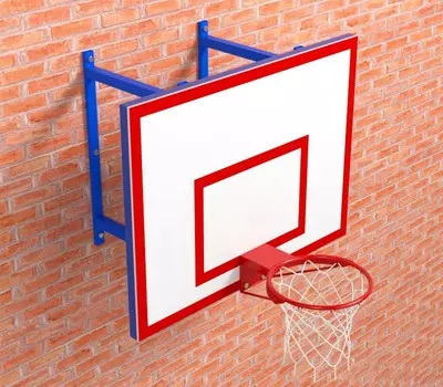 Ферма с выносом 500 мм с тренировочным щитом из фанеры на металлическом каркасе и усиленным кольцом Glav 01.2003