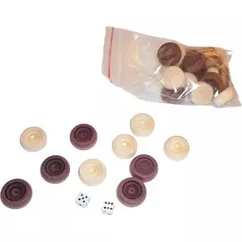 Фишки деревянные (большие) с зарами