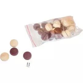 Фишки деревянные (средние) с зарами