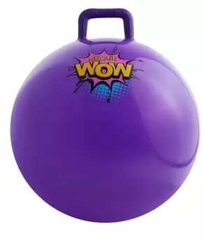 Фитбол детский с ручкой d55см Star Fit GB-411 фиолетовый