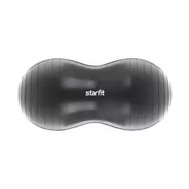 Фитбол Starfit GB-802 Арахис, 50х100 см, 1200 гр. без насоса, темно-серый, антивзрыв