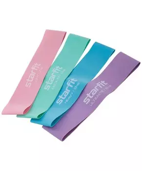 Фитнес-резинки Star Fit латекс, комплект 4 шт ES-203