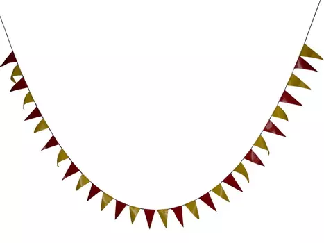 Флажная лента 5м (флажок 10х20см) ФСИ 2440