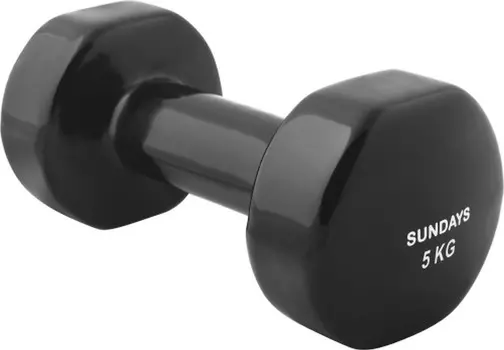 Гантель 5кг Sundays Fitness IR92005 6062981 черный