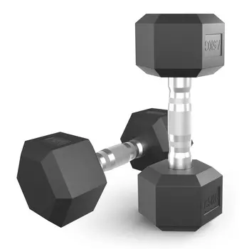 Гантель гексагональная обрезиненная 7,5 кг UnixFit DBHEX7_5x2 2 шт