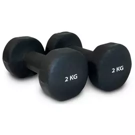 Гантель неопреновая 2,0 кг HKDB118-B черная