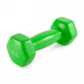 Гантель неразборная 1,5 кг винил VictoryFit VF-DV015