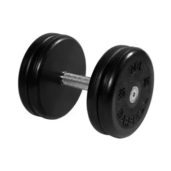 Гантель неразборная, классик, с невращ. хром. ручкой, 26 кг MB Barbell MB-FdbEM-BN26