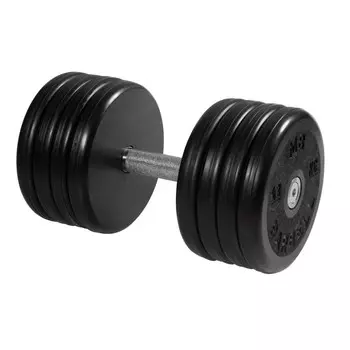 Гантель неразборная, классик, с невращ. хром. ручкой, 43 кг MB Barbell MB-FdbEM-BN43