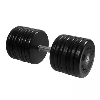 Гантель неразборная, классик, с невращ. хром. ручкой, 58 кг MB Barbell MB-FdbEM-BN58