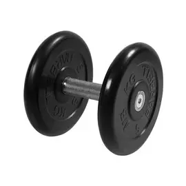 Гантель неразборная, с невращ. хром. ручкой, 11 кг MB Barbell MB-FdbM-BN11