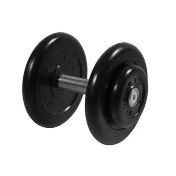 Гантель неразборная, с невращ. хром. ручкой, 13,5 кг MB Barbell MB-FdbM-BN13,5