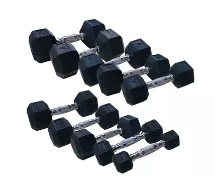 Гантельный ряд DFC от 1 кг до 35 кг DB001-1_35
