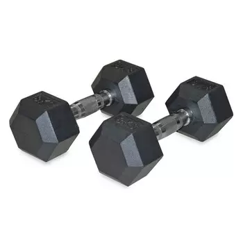 Гантель шестигранная обрезиненная Harper Gym NT162