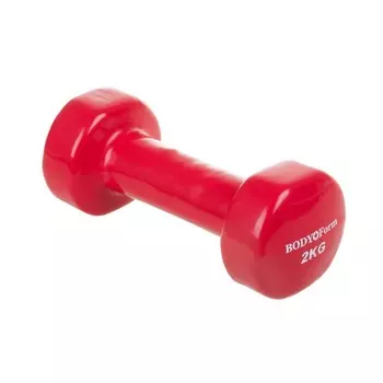 Гантель виниловая 2 кг Body Form BF-DV01 (1шт)