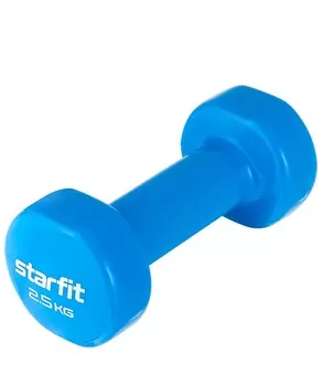Гантель виниловая Star Fit DB-101 2,5 кг, синий