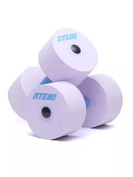 Гантели для аквааэробики 27x15см Atemi Aqua Dumbbells, сиреневый