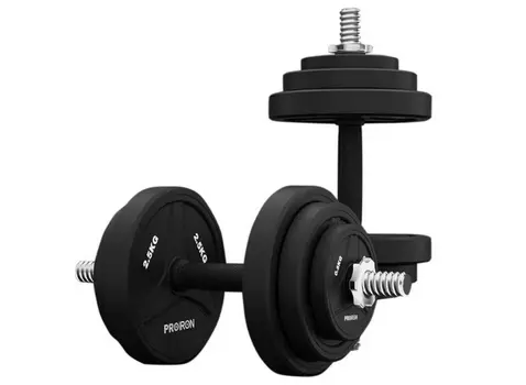 Гантели разборные обрезиненные 2шт по 10кг PROIRON Г2100РО