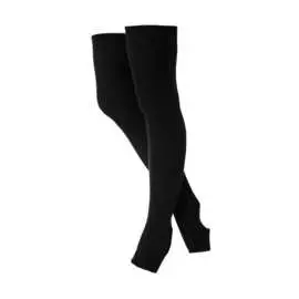 Гетры гимнастические разогревочные Chante Stella Black, шерсть,40 см