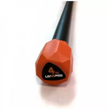 Гимнастическая палка Live Pro Weighted Bar LP8145-4 4 кг, красный\черный