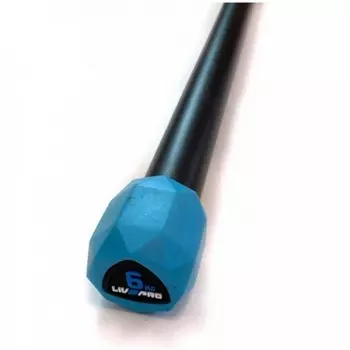Гимнастическая палка Live Pro Weighted Bar LP8145-6 6 кг, синий\черный