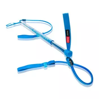 Гимнастическая палка с амортизатором Gymstick 11002 Сопротивление среднее (1-15 кг), голубой