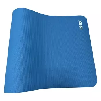 Гимнастический коврик 180х60х1см Inex RP-NBRM180BL синий