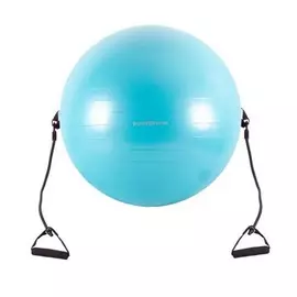 Гимнастический мяч с эспандером Body Form BF-GBE01AB d=55 см.