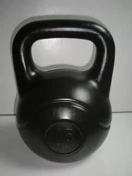 Гиря 16 кг Euro Classic пластиковая ES-0032